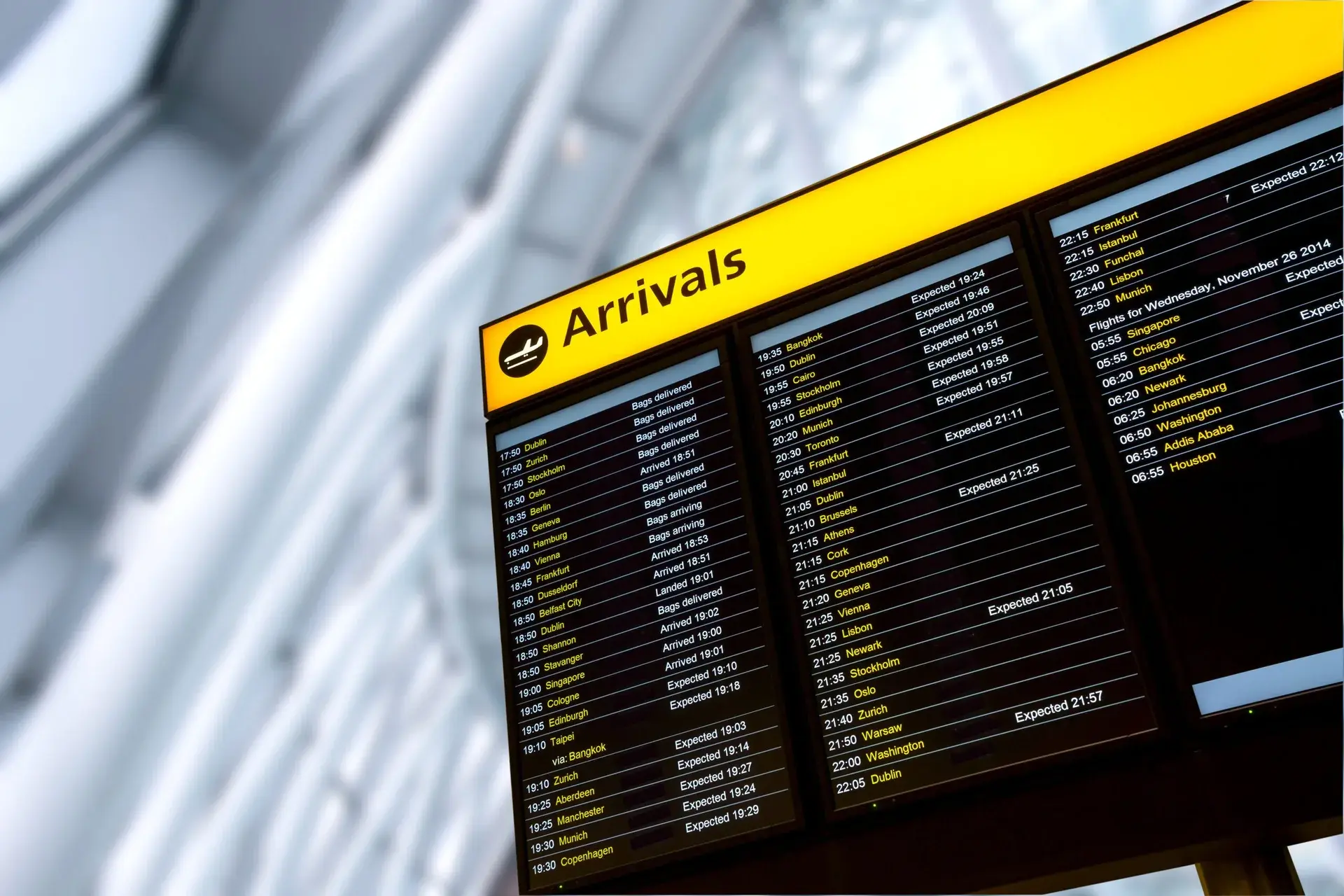 Flight Information Display Systems